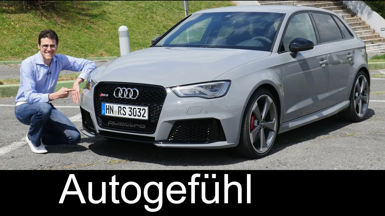 New 2016 Audi RS3 Sportback quattro FULL REVIEW test driven hot hatch 367 hp - Autogefühl