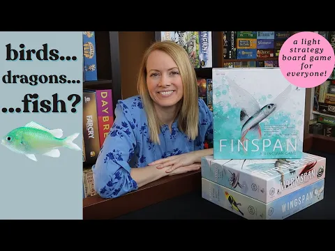 FINSPAN | Overview & Review (A Standalone Game in the Wingspan and Wyrmspan Series)