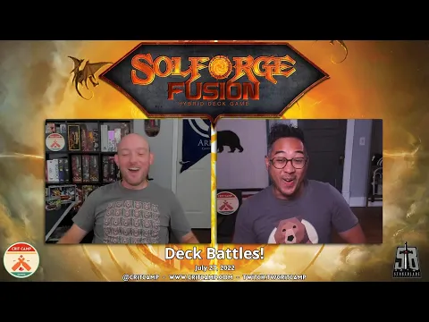 Solforge Fusion - 2nd Kickstarter Booster Battles! - Crit Camp
