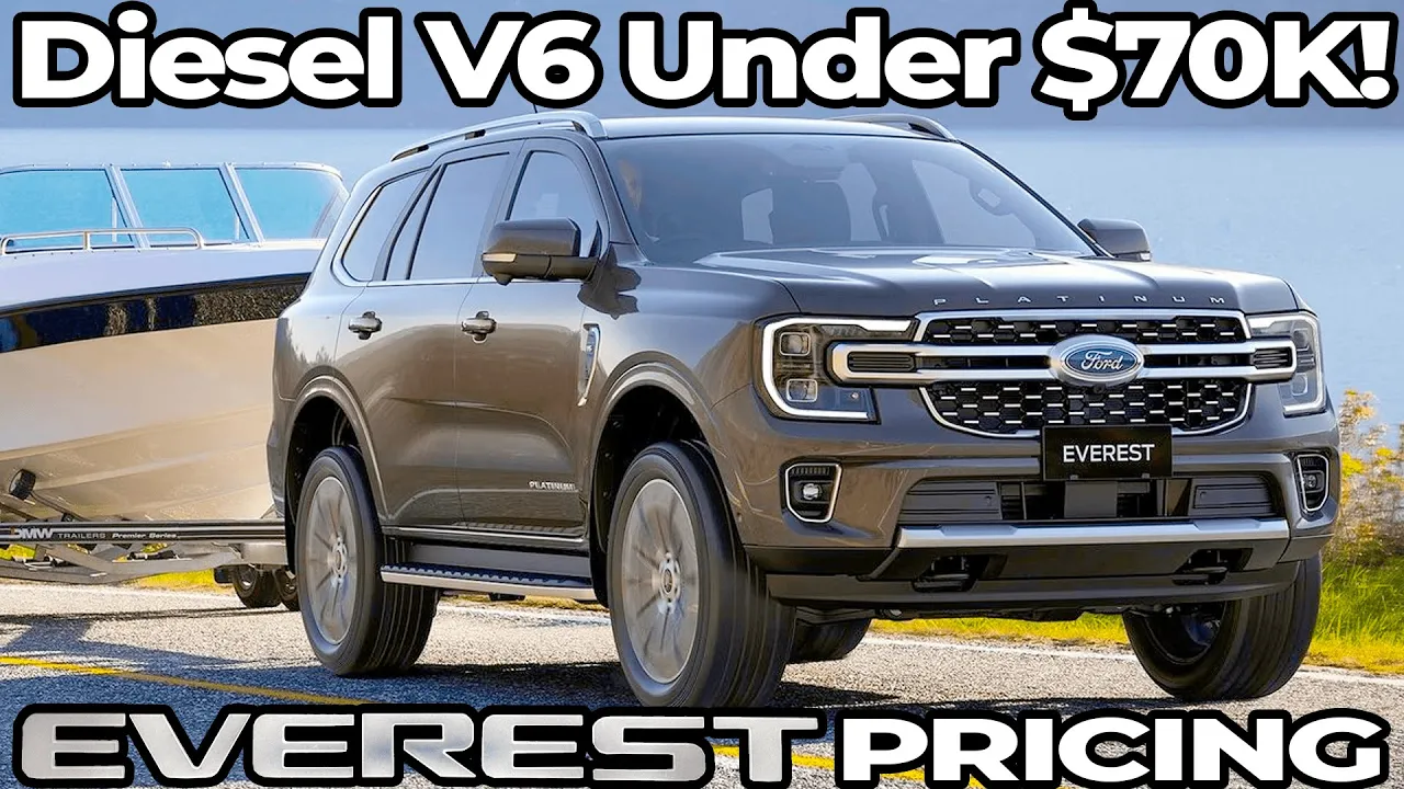 New Ford Everest prices announced! Surprised? (Everest 2022 V6 and four-cyilnder)