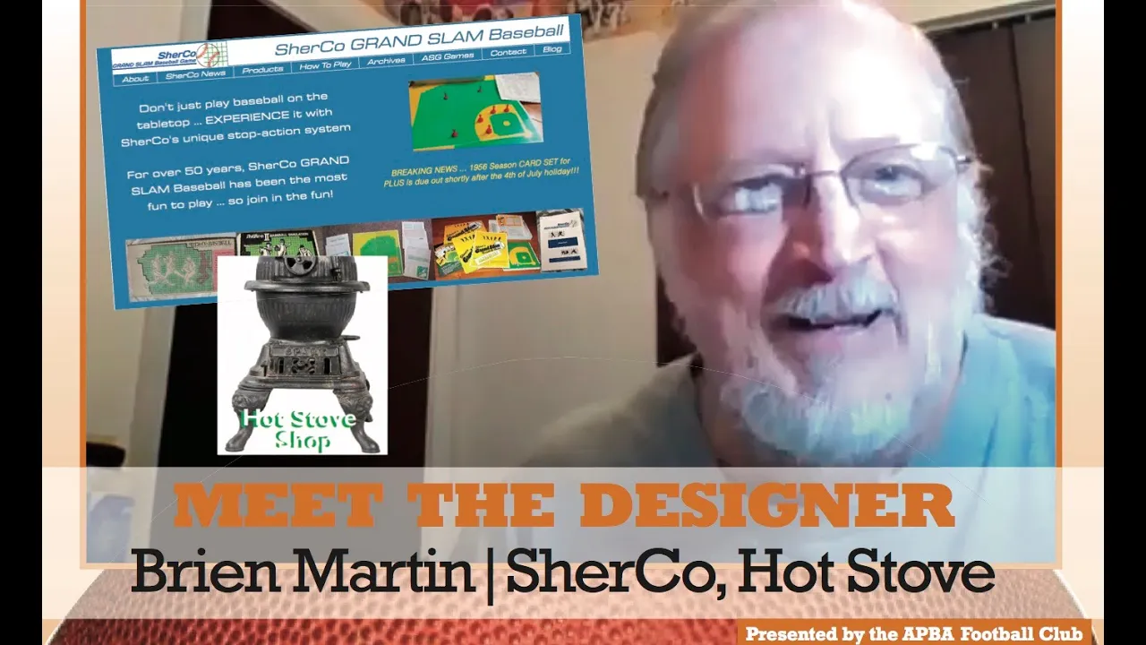 Veteran designer Brien Martin on reviving SherCo baseball, ins/outs of various tabletop sports games