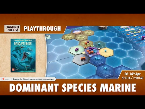 Dominant Species Marine: 3-player playthrough