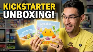 Unboxing Ameobunnies + Expansion | Jake & Cierra React