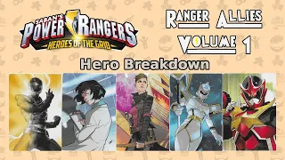 Ranger Allies Vol 1 – Power Rangers: Heroes of the Grid Hero Breakdown