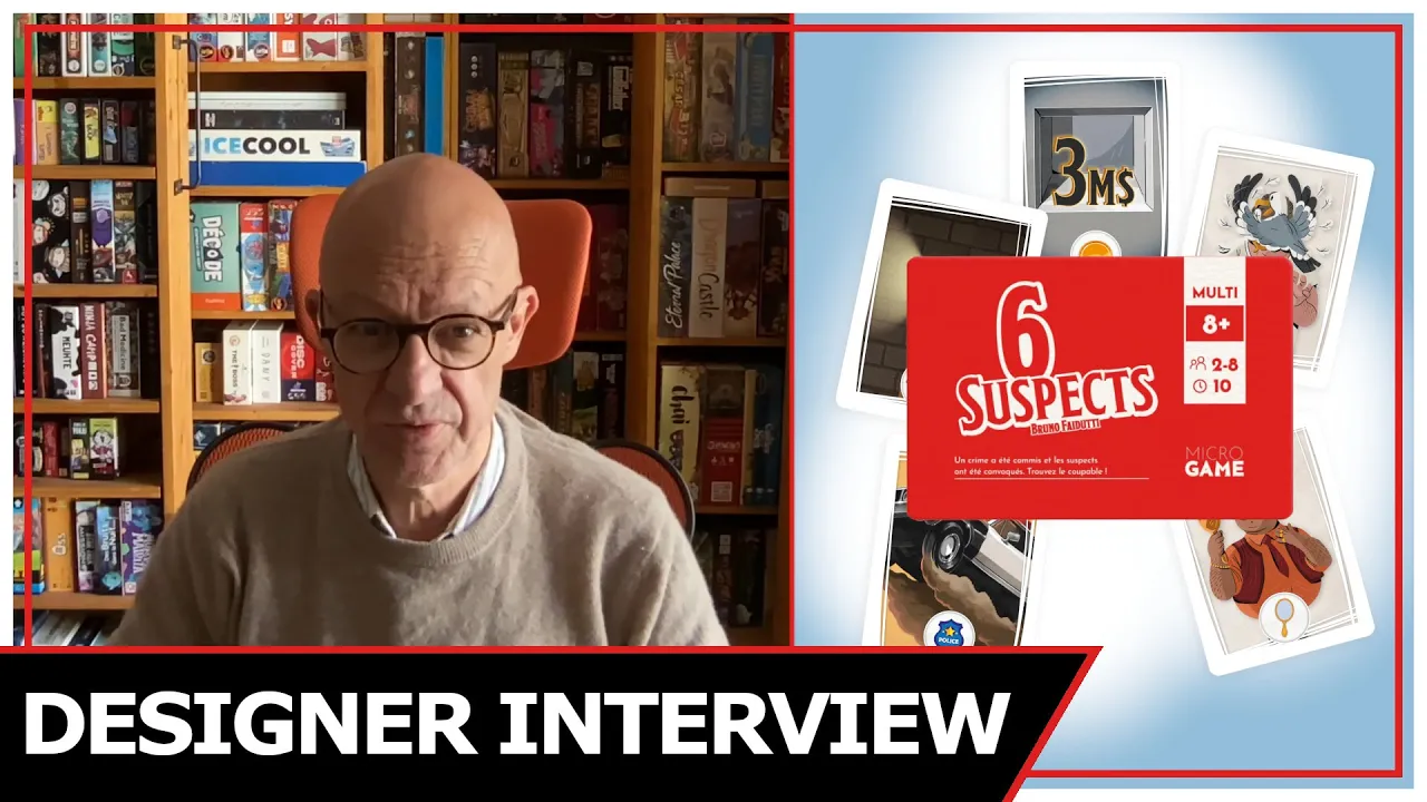 6 Suspects - Bruno Faidutti Designer Interview