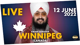 12 June 2022 Winnipeg Canada Kirtan Diwa
