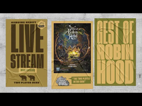 A Gest of Robin Hood - 2p Teaching, Play-through, & Roundtable Discussion by Heavy Cardboard