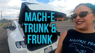 Mustang Mach-E Frunk and Trunk Tips