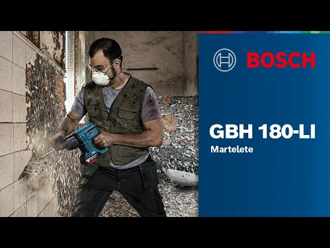 Martelete Perfurador Rompedor Bosch Professional Brushless SDS Plus 2J GBH 180-LI