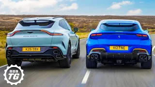 Ferrari Purosangue vs Aston Martin DBX S: Super SUV Showdown! | 4K