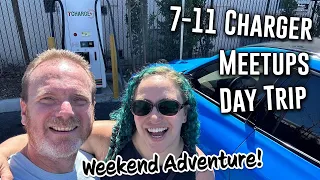 Drive Electric | SoCal road Trip, Tesla gathering, & Mach-E Meetup!