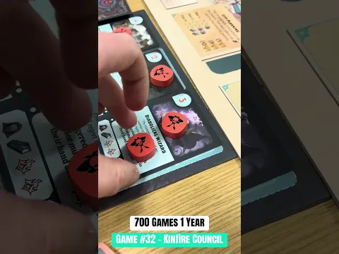 700 Games 1 Year - Game #32 - Kinfire Council #boardgames