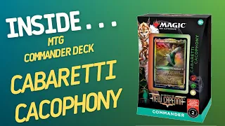 Inside…Streets of Nerw Capenna Cabaretti Cacophony Commander Deck (4K 60fps)