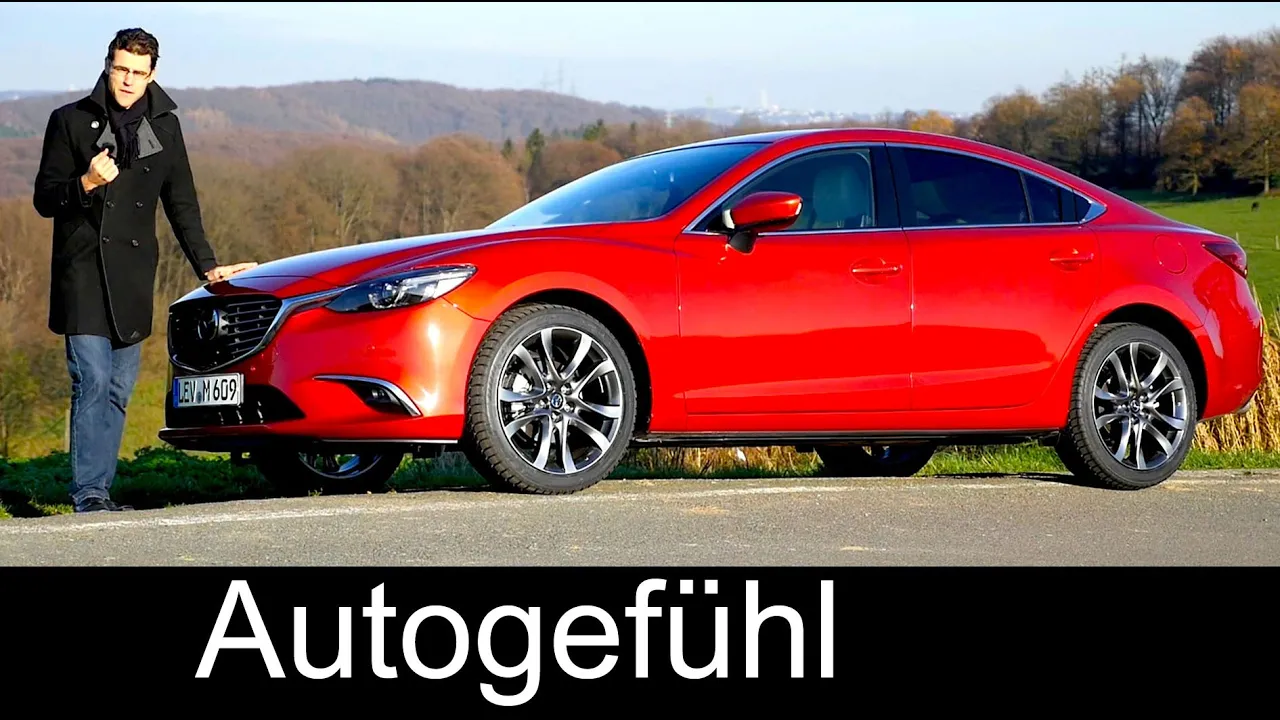 New Mazda6 Facelift FULL REVIEW test driven neu 2016 Limousine Sedan 2.5 l petrol Atenza