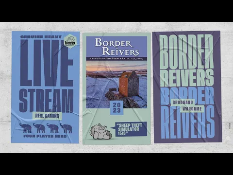 Border Reivers - 4p Teaching, Play-through, & Roundtable Discussion by Heavy Cardboard