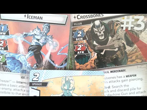 Marvel Champions Solo | Cold Justice ️ Iceman vs Crossbones