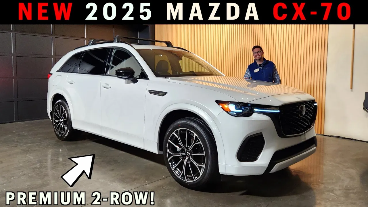 2025 Mazda CX-70 -- Is This a Mainstream BMW X5?? (Hands-On)