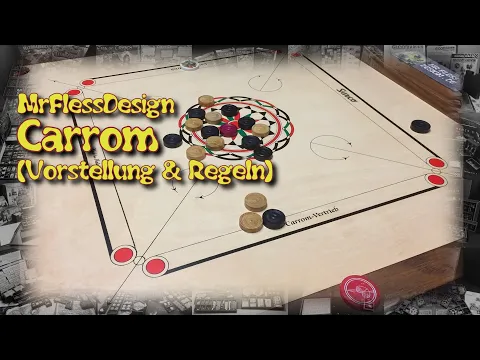 Exotic board games: Carrom (Introduction & Rules)