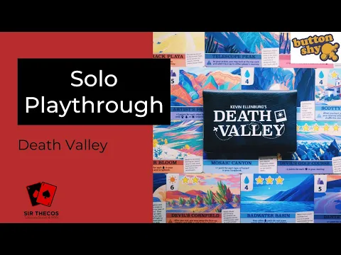 Solo Playthrough | Death Valley (Button Shy Games)