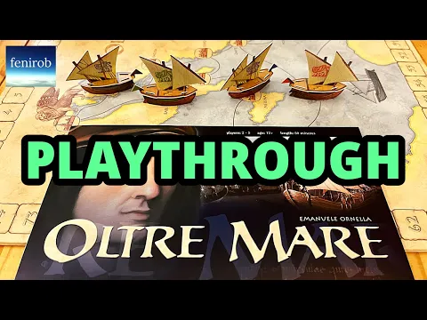 Oltre Mare Board Game | Playthrough