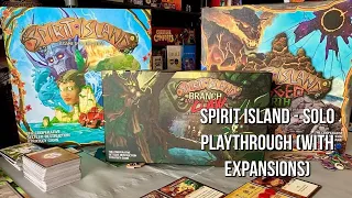 Spirit Island - Solo Playthrough (With Expansions)