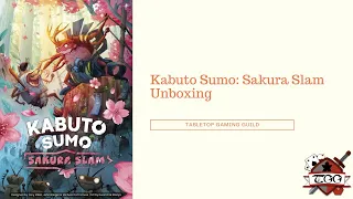 Kabuto Sumo Sakura Slam Board Game Unboxing