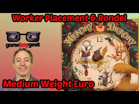 Hickory Dickory Review - Worker Placement & Rondel!