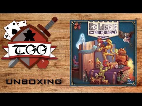 Ex Libris Expanded Archives Board Game Unboxing