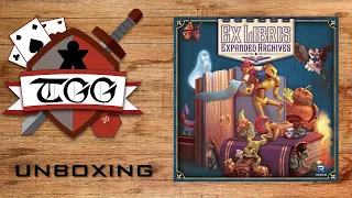 Ex Libris Expanded Archives Board Game Unboxing