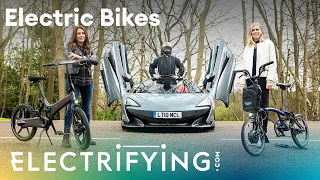 Brompton or Gocycle? An Electrifying in-depth electric bike review, featuring a McLaren 600LT