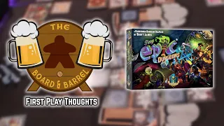 Board Game Review - Tiny Epic Dungeons - First Play Thoughts