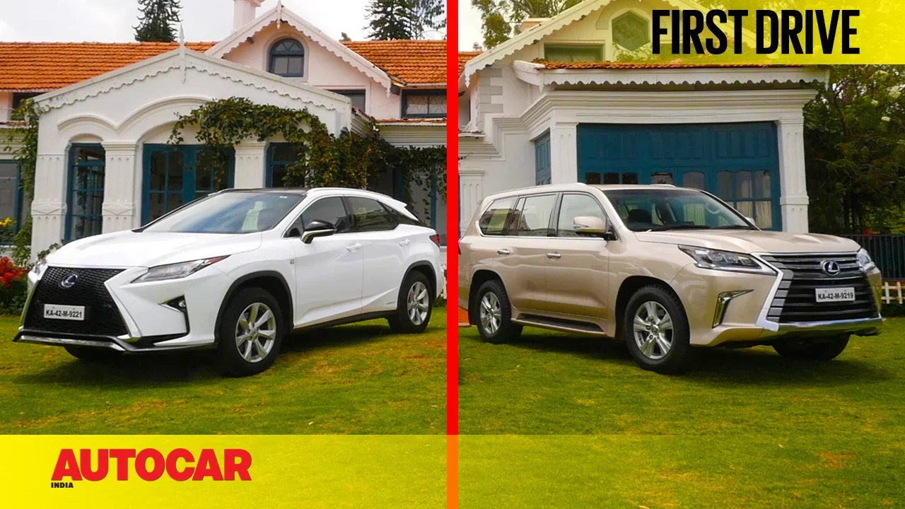 Lexus RX450h & LX450d | First Drive | Autocar India