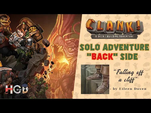 Clank! Solo Adventure – “Back” Red Sky Side – with Dire Wolf Games Companion App