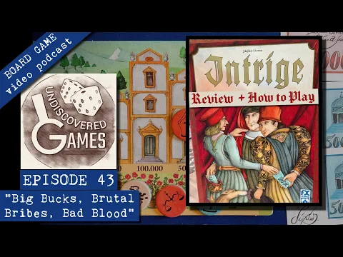 INTRIGUE BOARD GAME Review & Tutorial How To Play Intrige (Stefan Dorra 1994) Undiscovered Games E43