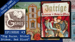 INTRIGUE BOARD GAME Review & Tutorial How To Play Intrige (Stefan Dorra 1994) Undiscovered Games E43