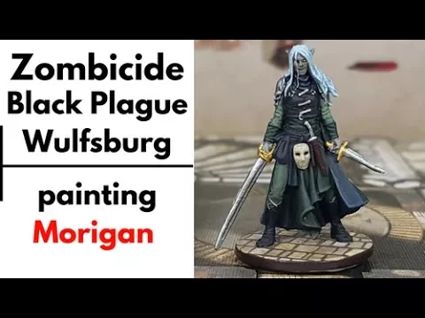 Zombicide Black Plague painting - Morigan
