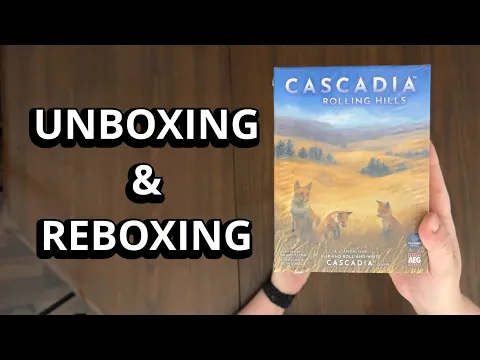 Cascadia: Rolling Hills - Flip, Roll & Write Unboxing & Reboxing - See What's In The Box