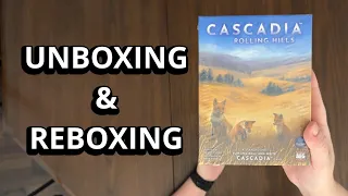 Cascadia: Rolling Hills - Flip, Roll & Write Unboxing & Reboxing - See What's In The Box
