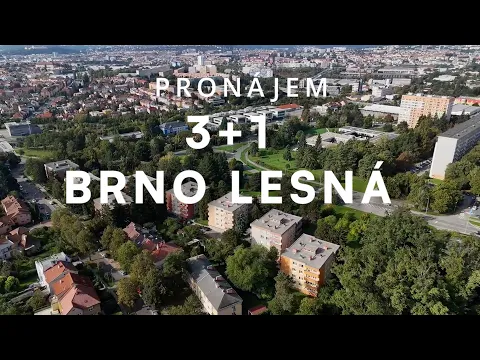 Pronájem bytu 3+1 74 m², Brno - Lesná - youtube