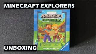 Unboxing Minecraft Explorers card game