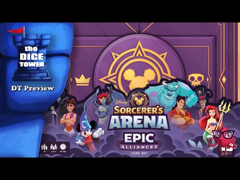 Disney Sorcerer's Arena Epic Alliances | Dice Tower Preview by Ella