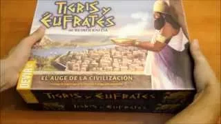 Tigris y éufrates - "Unboxing", componentes y "setup"