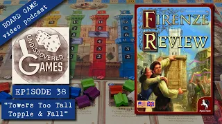 FIRENZE Board Game Review & How To Play (Andreas Steding, 2010) Ep38:“Towers Too Tall Topple & Fall”