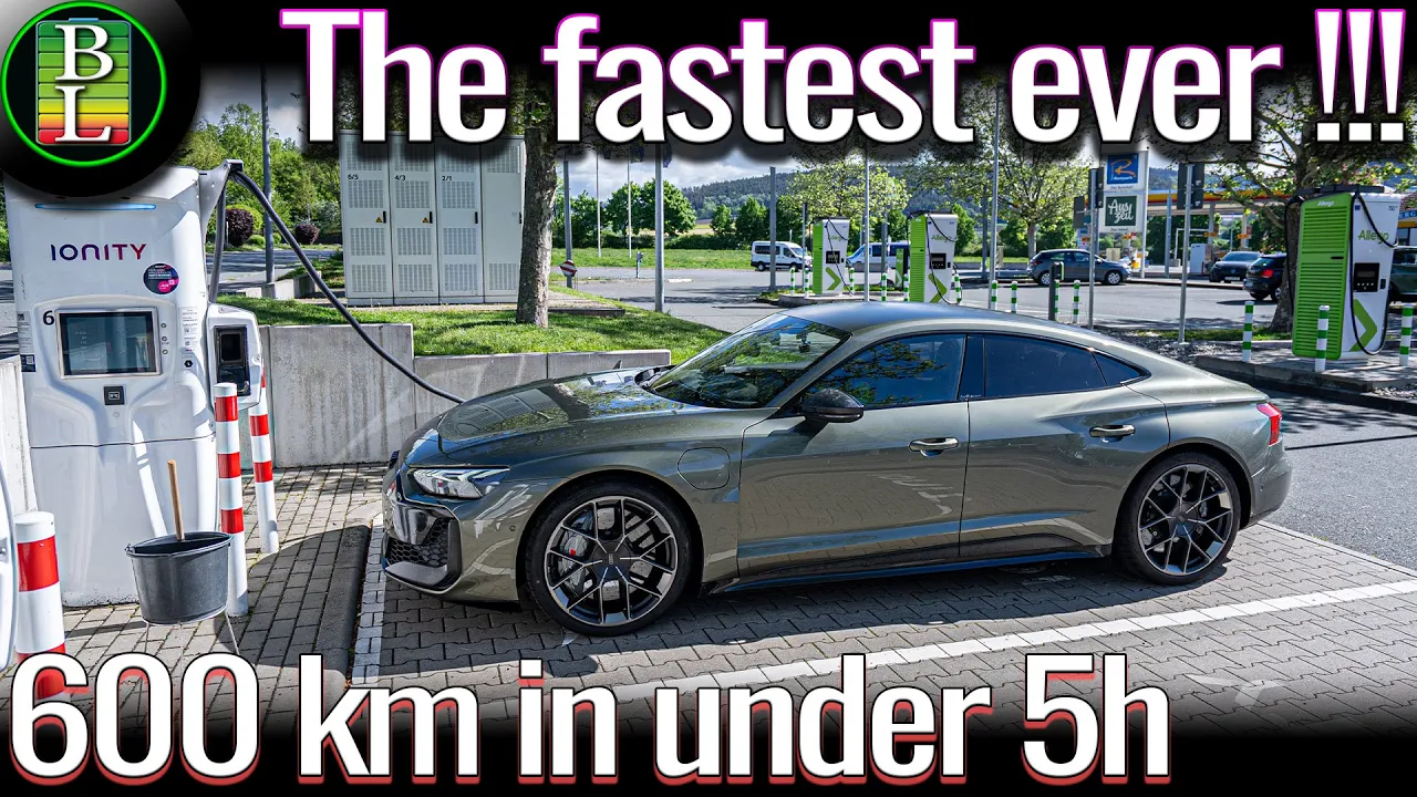 Audi RS E-Tron GT Performance - 600 km Long Distance Test