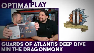 Min the Dragonmonk - Guards of Atlantis Hero Review and Strategy | Optimal Play