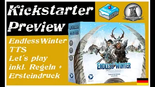 Endless Winter | TTS Lets Play mit Ben von Frosted Games | Deutsch| Regeln, Gameplay Kurzfazit