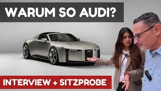 AUDIS Hoffnung! Interview + Sitzprobe mit Audi Designerin im Audi Concept C #ev
