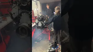 Starting An Open Engine! 😳 #engine #cars #vehicles