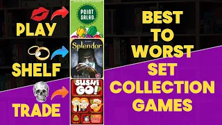 Play Shelf Trade - Sushi Go - Point Salad - Splendor