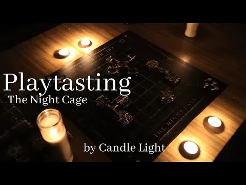 Playthrough of The Night Cage...with cookie tiles | Board Game Bakes